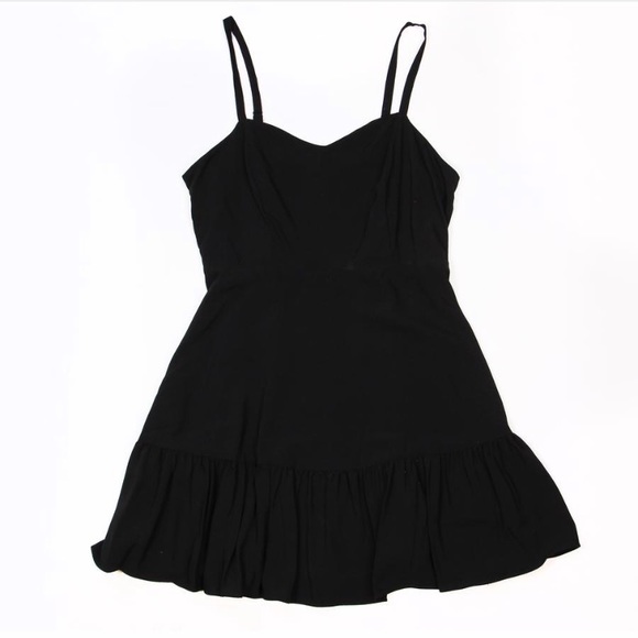 Old Navy Fit and Flare Dress Black - Picture 3 of 3